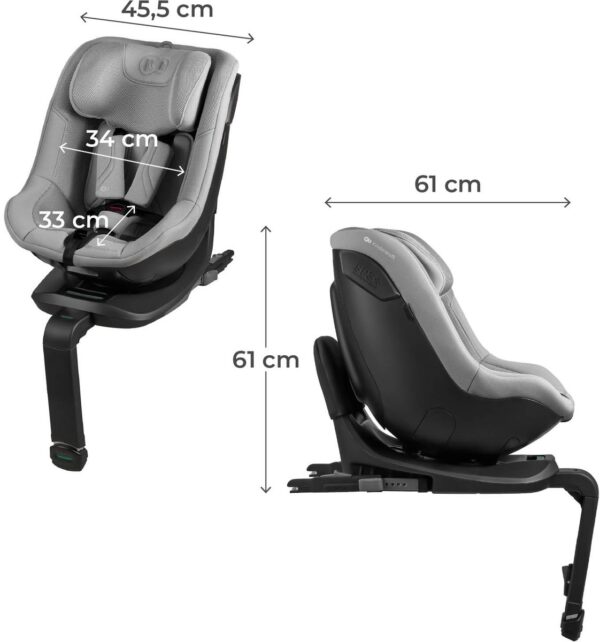 Autokreslini.lv | I-Guard PRO I-Size autokrēsliņš bērniem 61-105cm krāsa Grey bilde #21
