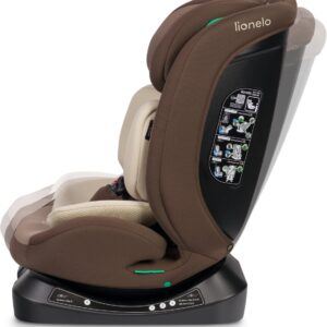 Lionelo Aart I-Size autokrēsliņš bērniem 40-150cm krāsa Beige Chocolate