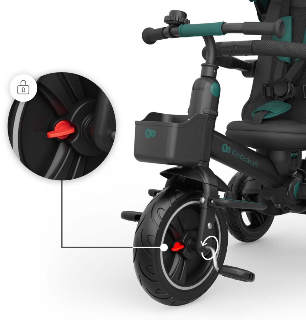 Kinderkraft SPINSTEP 2 Plus stumjamais trīsritenis bērniem 6in1