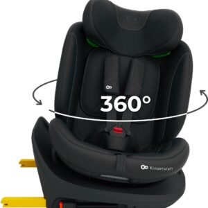 Kinderkraft I-Grow 2 PLUS autokrēsliņš bērniem 40-150cm krāsa Black