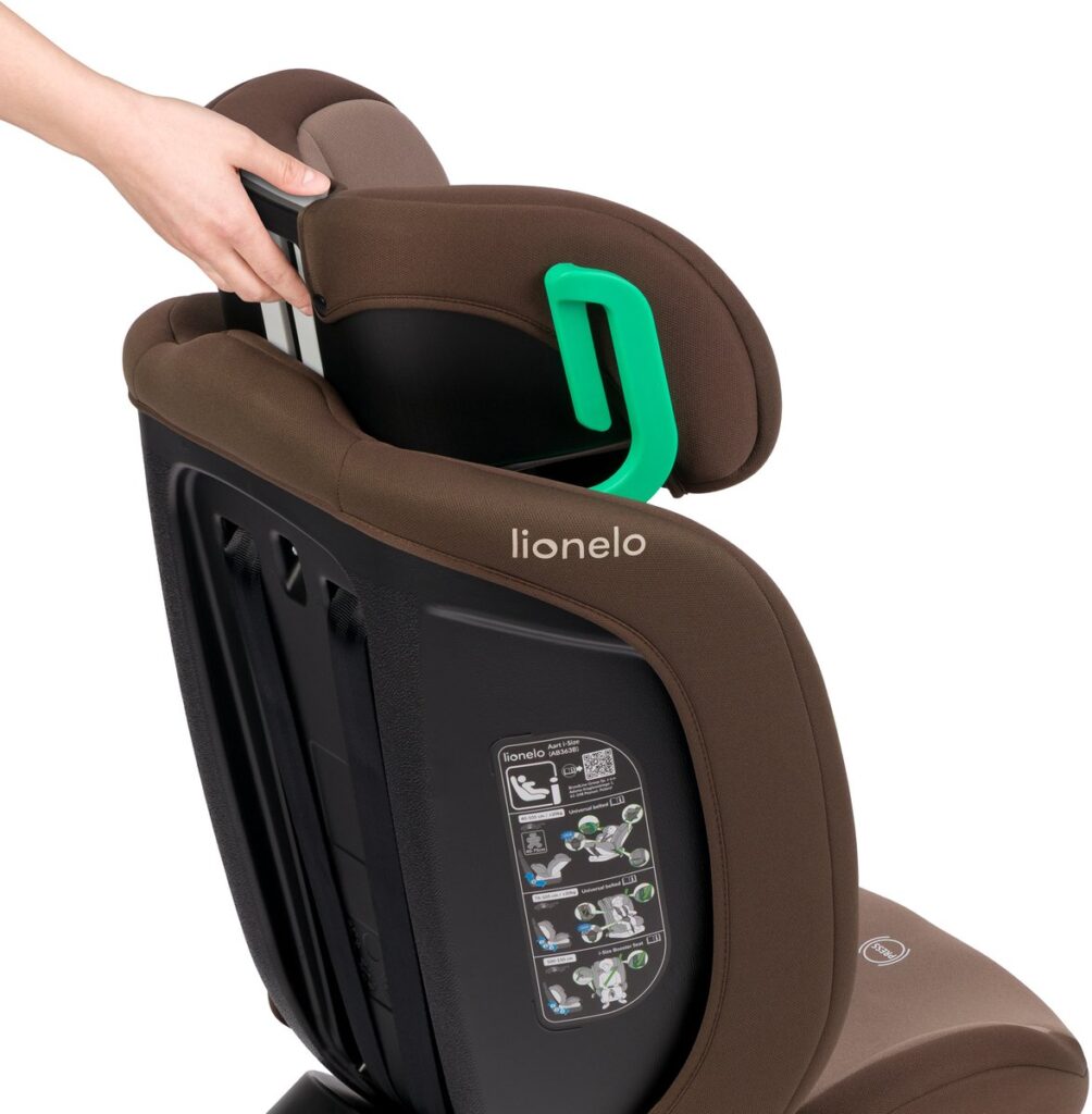 Lionelo Aart I-Size autokrēsliņš bērniem 40-150cm krāsa Beige Chocolate