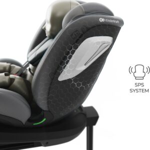 Kinderkraft I-Grow 2 PLUS autokrēsliņš bērniem 40-150cm krāsa Grey