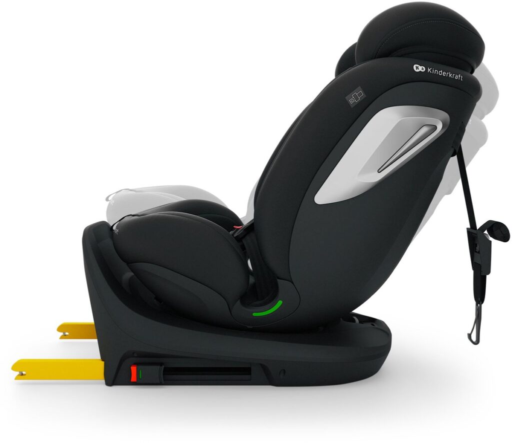 Kinderkraft I-Grow 2 PLUS autokrēsliņš bērniem 40-150cm krāsa Black
