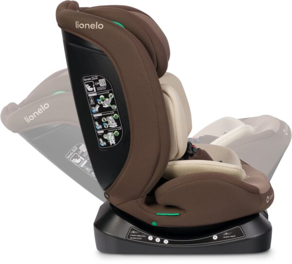 Autokreslini.lv | Aart I-Size autokrēsliņš bērniem 40-150cm krāsa Beige Chocolate bilde #11
