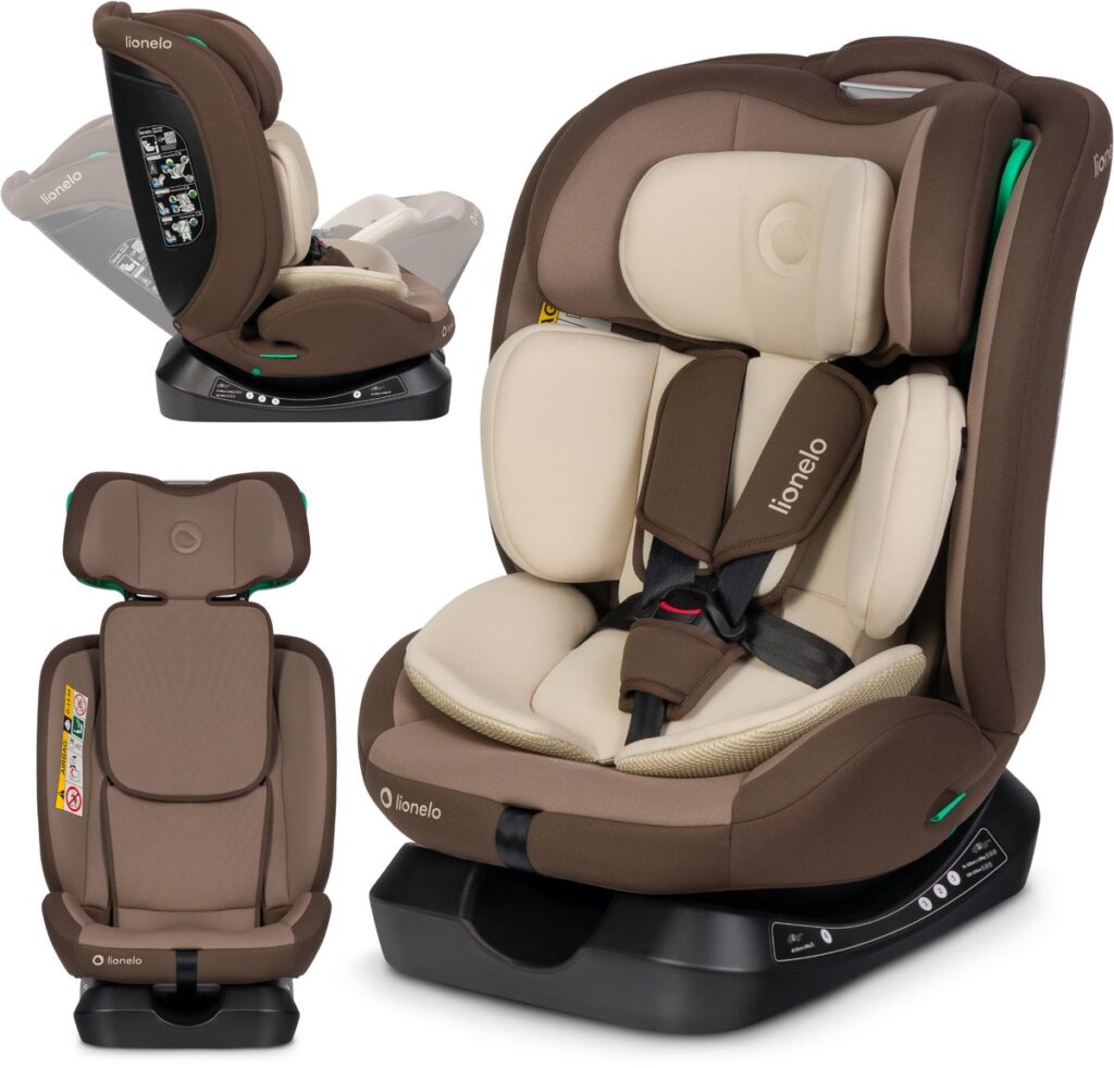 Lionelo Aart I-Size autokrēsliņš bērniem 40-150cm krāsa Beige Chocolate