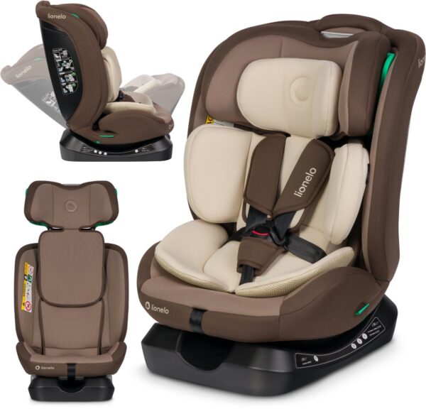 Autokreslini.lv | Aart I-Size autokrēsliņš bērniem 40-150cm krāsa Beige Chocolate bilde #27