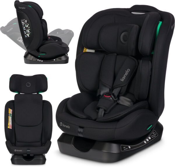 Autokreslini.lv | Aart I-Size autokrēsliņš bērniem 40-150cm krāsa Black Carbon bilde #5