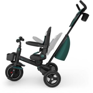 Kinderkraft SPINSTEP 2 Plus stumjamais trīsritenis bērniem 6in1 krāsa Green