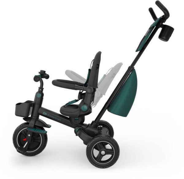 Autokreslini.lv | SPINSTEP 2 Plus stumjamais trīsritenis bērniem 6in1 krāsa Green bilde #11