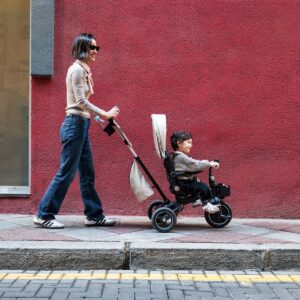 Kinderkraft SPINSTEP 2 Plus stumjamais trīsritenis bērniem 6in1