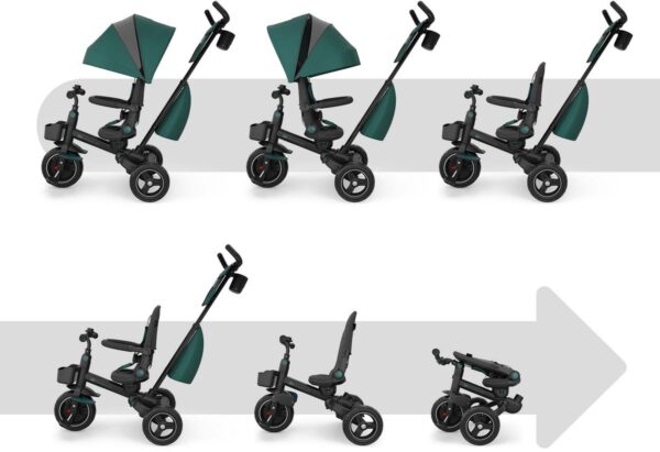 Autokreslini.lv | SPINSTEP 2 Plus stumjamais trīsritenis bērniem 6in1 krāsa Green bilde #23