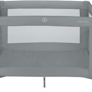 Lionelo AMELIE bērnu ceļojumu gulta 70x100cm krāsa Grey Concrete