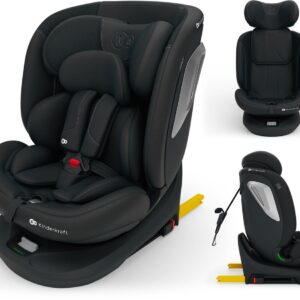 Kinderkraft I-Grow 2 PLUS autokrēsliņš bērniem 40-150cm krāsa Black