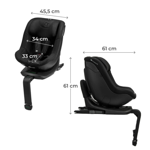 Autokreslini.lv | I-Guard PRO I-Size autokrēsliņš bērniem 61-105cm krāsa Black bilde #21
