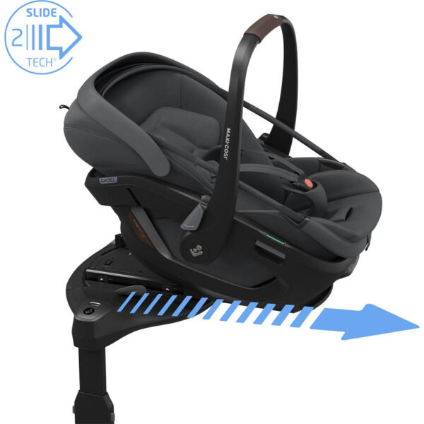 Autokreslini.lv | Coral Slide Pro autokrēsliņš mazuļiem 45-87cm krāsa Moon Graphite +FamilyFix Slide Pro Isofix bāze bilde #23