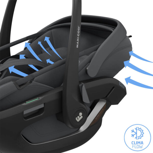 Autokreslini.lv | Coral Slide Pro autokrēsliņš mazuļiem 45-87cm krāsa Moon Graphite +FamilyFix Slide Pro Isofix bāze bilde #15