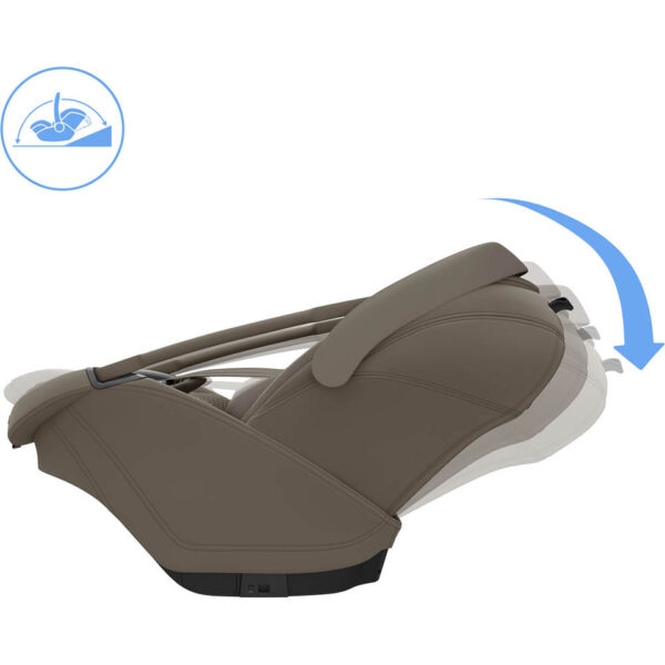 Autokreslini.lv | Coral Slide Pro autokrēsliņš mazuļiem 45-87cm krāsa Oak Truffle +FamilyFix Slide Pro Isofix bāze bilde #13