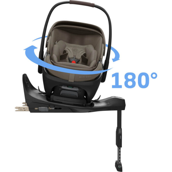 Autokreslini.lv | Coral Slide Pro autokrēsliņš mazuļiem 45-87cm krāsa Oak Truffle +FamilyFix Slide Pro Isofix bāze bilde #19
