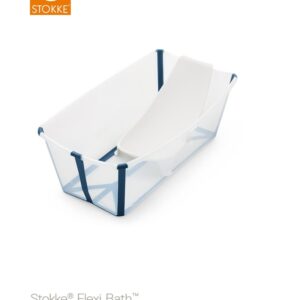 Stokke FLEXIBATH + bērnu vannas komplekts krāsa TRANSPARENT WHITE AQUA