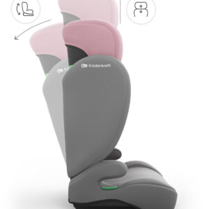 Kinderkraft I-Spark 2 PLUS autokrēsliņš bērniem 100-150cm krāsa Pink