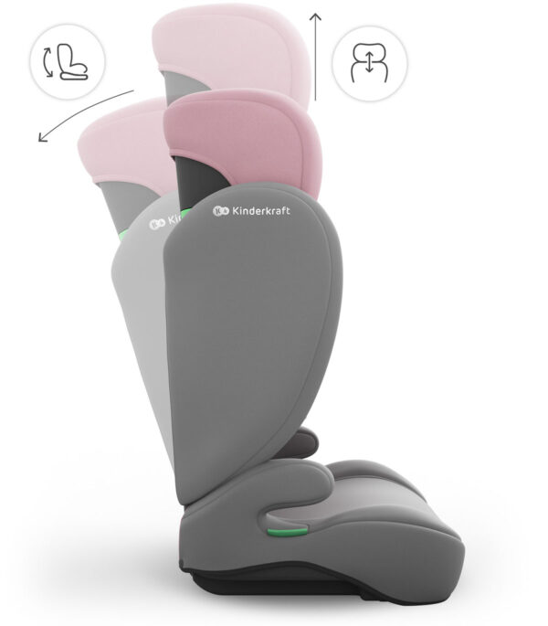 Autokreslini.lv | I-Spark 2 PLUS autokrēsliņš bērniem 100-150cm krāsa Pink bilde #9