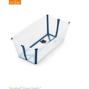 Stokke FLEXIBATH + bērnu vannas komplekts krāsa TRANSPARENT WHITE AQUA