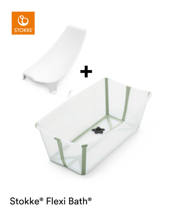 Autokreslini.lv | FLEXIBATH + bērnu vannas komplekts krāsa TRANSPARENT GREEN bilde #3