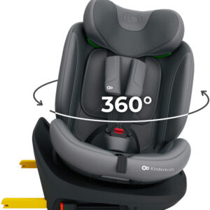 Kinderkraft I-Grow 2 PLUS autokrēsliņš bērniem 40-150cm krāsa Grey