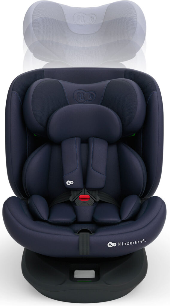 Kinderkraft I-Grow 2 PLUS autokrēsliņš bērniem 40-150cm krāsa Navy