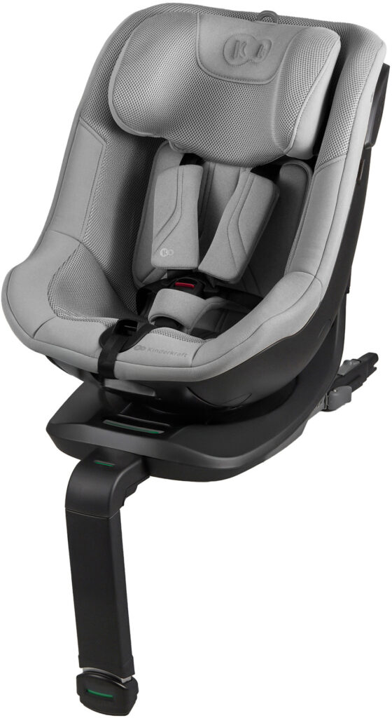 Kinderkraft I-Guard I-Size autokrēsliņš bērniem 40-105cm ar mazuļu ieliktni krāsa Grey