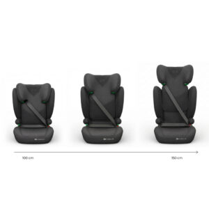 Kinderkraft Junior Fix 2 PLUS autokrēsliņš bērniem 100-150cm krāsa Black