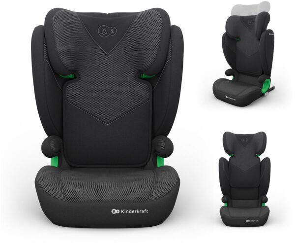 Autokreslini.lv | Junior Fix 2 PLUS autokrēsliņš bērniem 100-150cm krāsa Black bilde #1