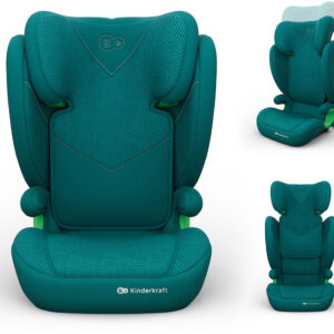 Kinderkraft Junior Fix 2 PLUS autokrēsliņš bērniem 100-150cm krāsa Green
