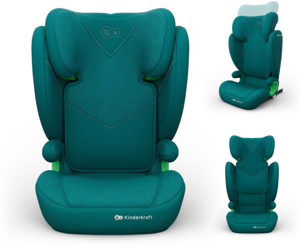 Autokreslini.lv | Junior Fix 2 PLUS autokrēsliņš bērniem 100-150cm krāsa Green bilde #1