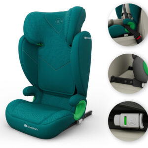 Kinderkraft Junior Fix 2 PLUS autokrēsliņš bērniem 100-150cm krāsa Green