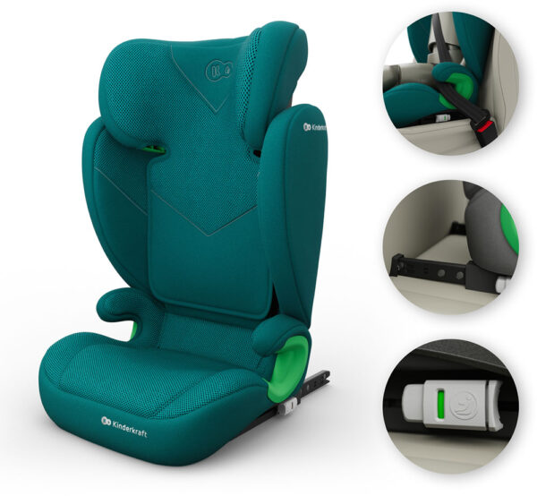 Autokreslini.lv | Junior Fix 2 PLUS autokrēsliņš bērniem 100-150cm krāsa Green bilde #13