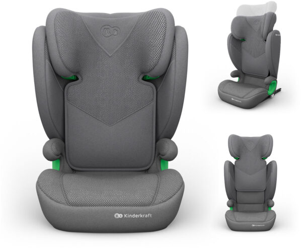 Autokreslini.lv | Junior Fix 2 PLUS autokrēsliņš bērniem 100-150cm krāsa Grey bilde #1