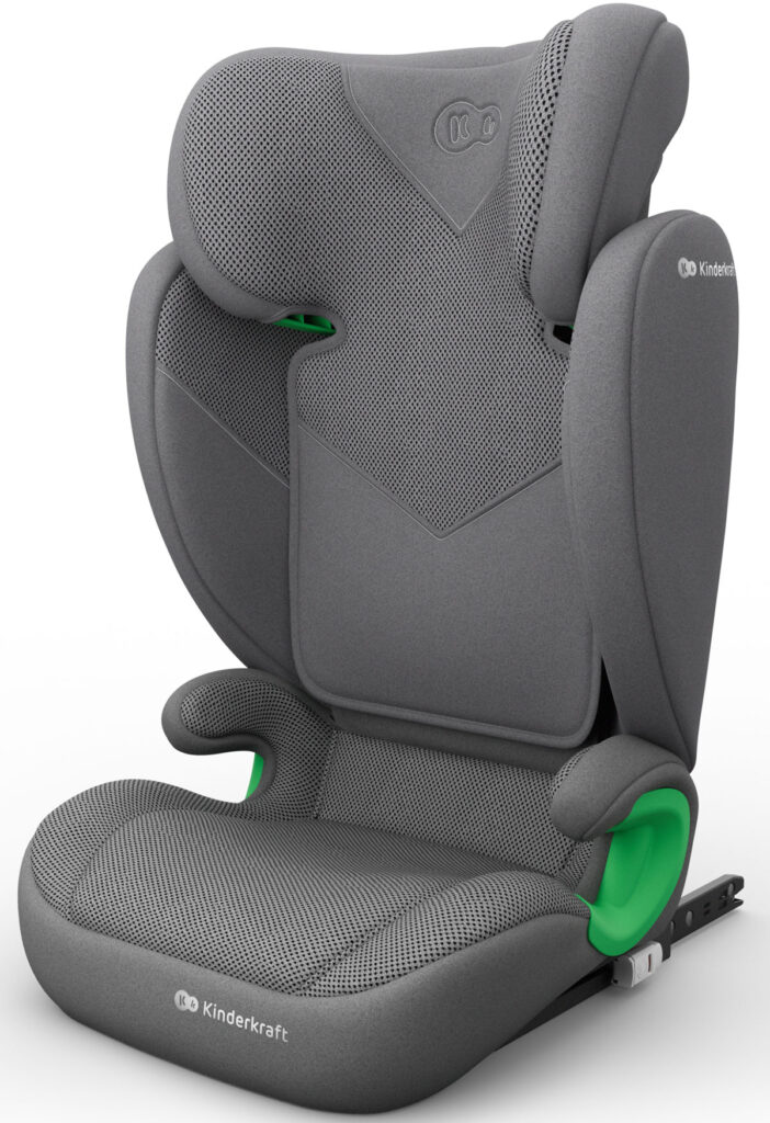 Kinderkraft Junior Fix 2 PLUS autokrēsliņš bērniem 100-150cm krāsa Grey