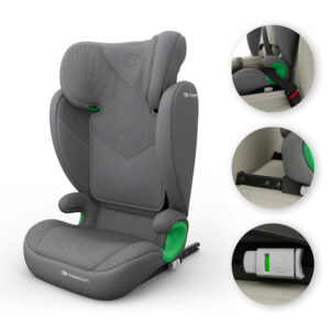 Kinderkraft Junior Fix 2 PLUS autokrēsliņš bērniem 100-150cm krāsa Grey