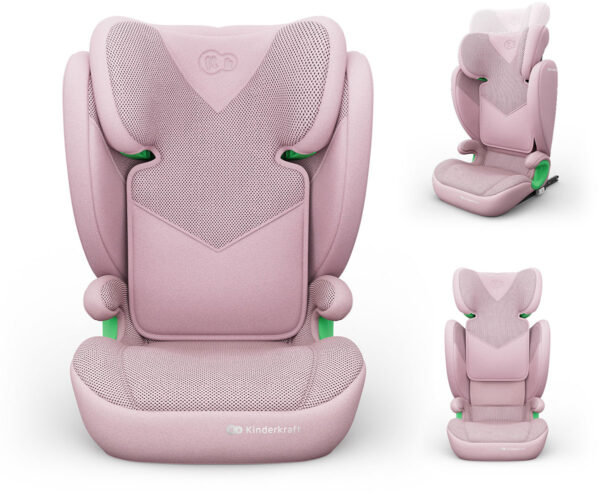 Autokreslini.lv | Junior Fix 2 PLUS autokrēsliņš bērniem 100-150cm krāsa Pink bilde #1