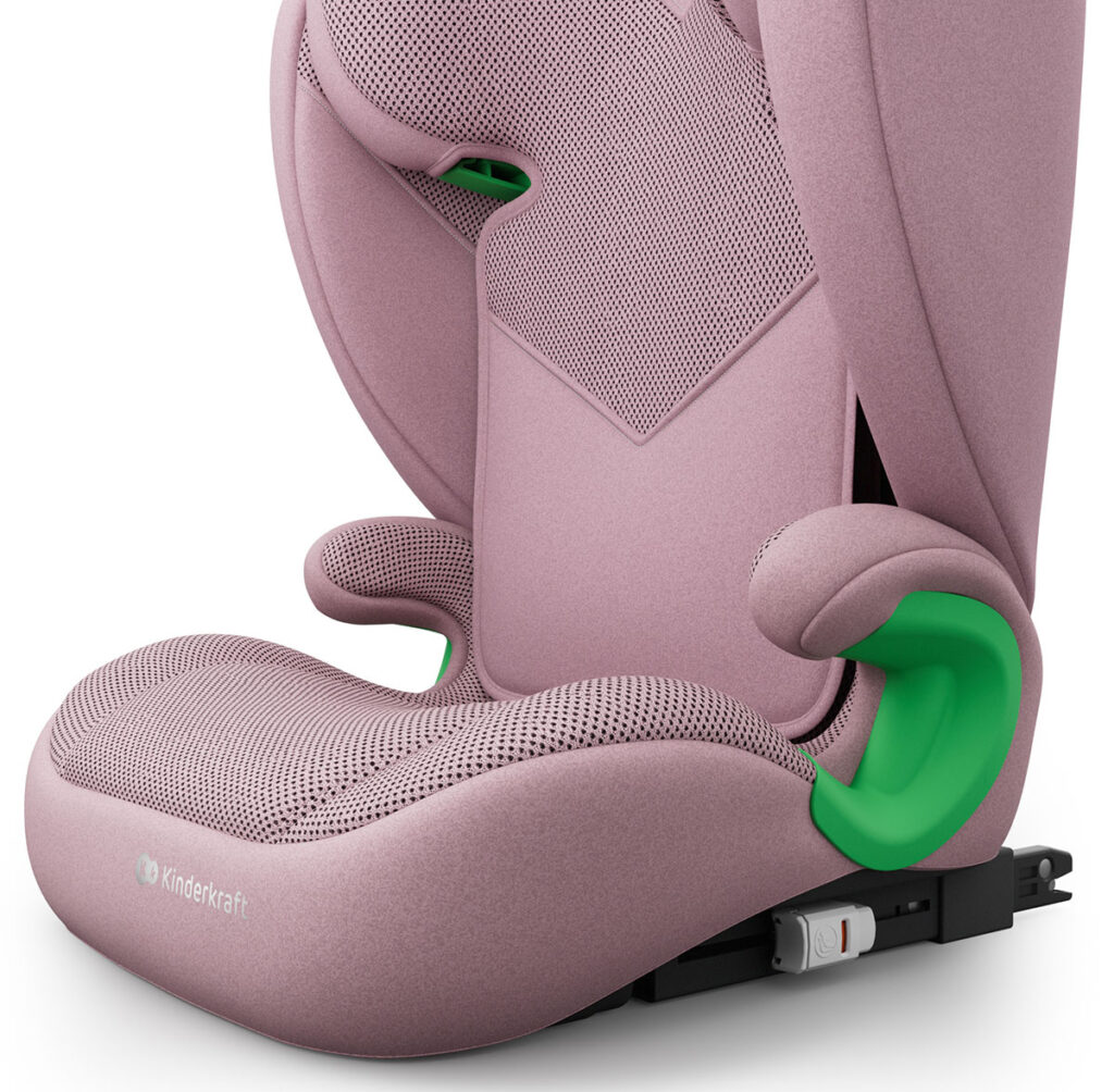 Kinderkraft Junior Fix 2 PLUS autokrēsliņš bērniem 100-150cm krāsa Pink