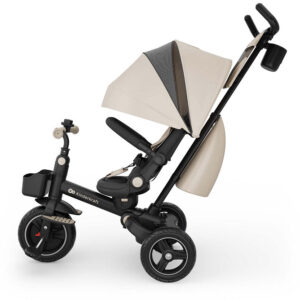 Kinderkraft SPINSTEP 2 Plus stumjamais trīsritenis bērniem 6in1 krāsa Beige
