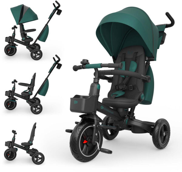 Autokreslini.lv | SPINSTEP 2 Plus stumjamais trīsritenis bērniem 6in1 krāsa Green bilde #1