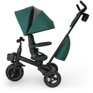 Kinderkraft SPINSTEP 2 Plus stumjamais trīsritenis bērniem 6in1 krāsa Green