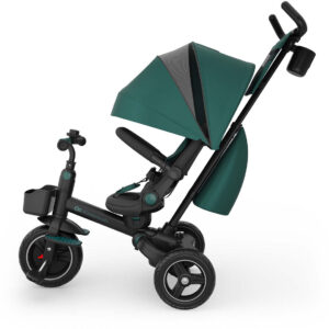 Kinderkraft SPINSTEP 2 Plus stumjamais trīsritenis bērniem 6in1 krāsa Green