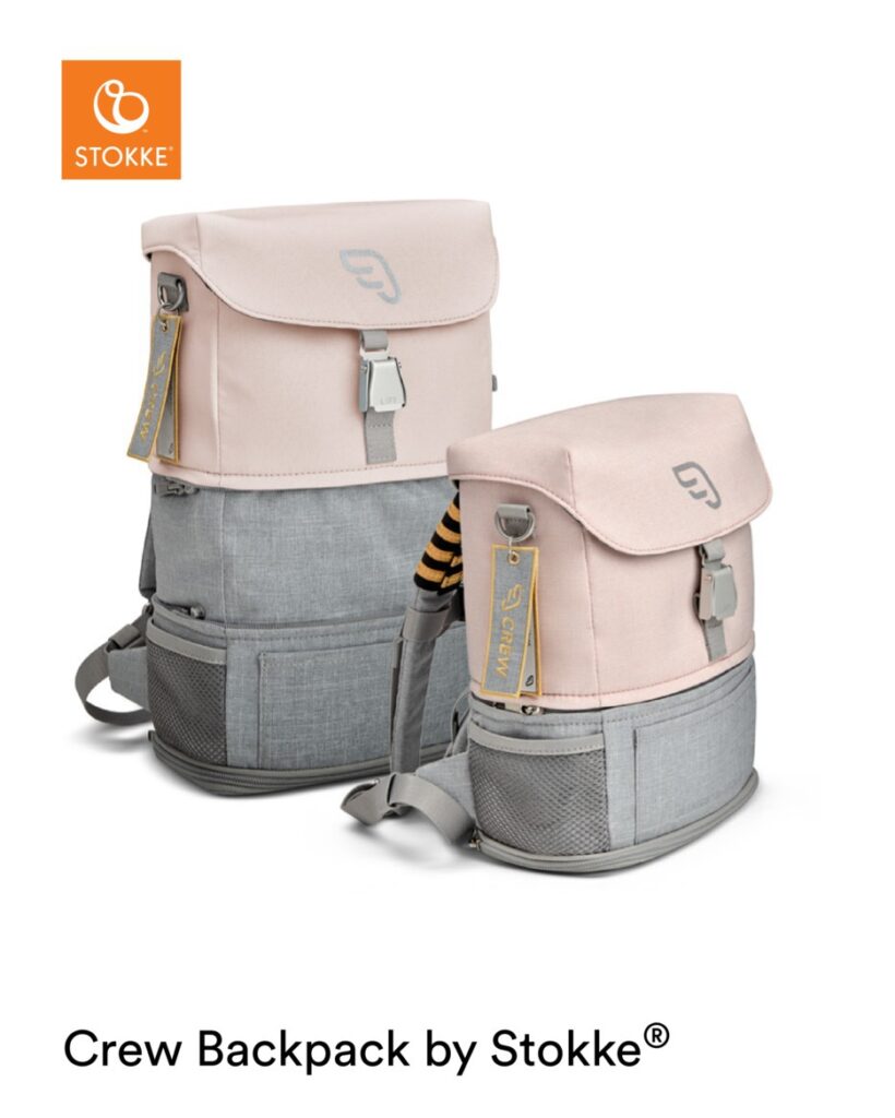 Stokke JETKIDS CREW bērnu mugursoma krāsa PINK LEMONADE