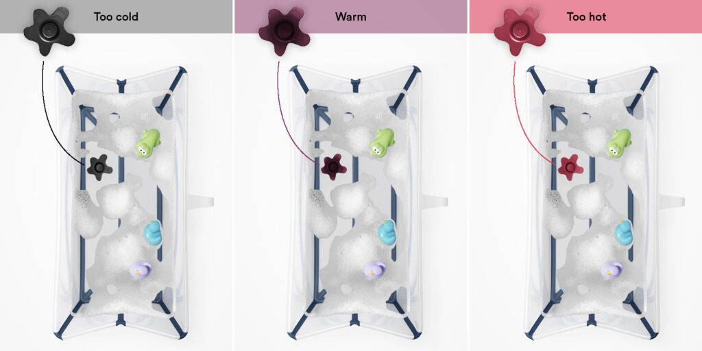 Stokke FLEXIBATH + bērnu vannas komplekts krāsa TRANSPARENT WHITE AQUA