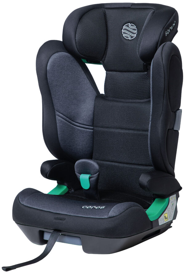 Autokreslini.lv | Ceres autokrēsliņš 100-150cm krāsa Black / Grey bilde #5