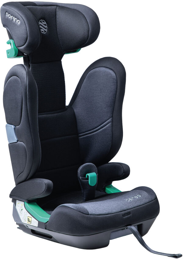 Autokreslini.lv | Ceres autokrēsliņš 100-150cm krāsa Black / Grey bilde #7