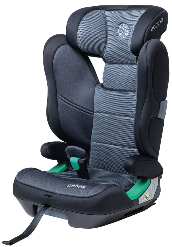 Autokreslini.lv | Ceres autokrēsliņš 100-150cm krāsa Dark Grey bilde #1